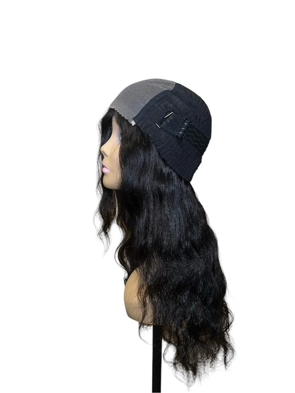New 24 Inch Natural Black Body Wave 5x5 Lace Front Wig